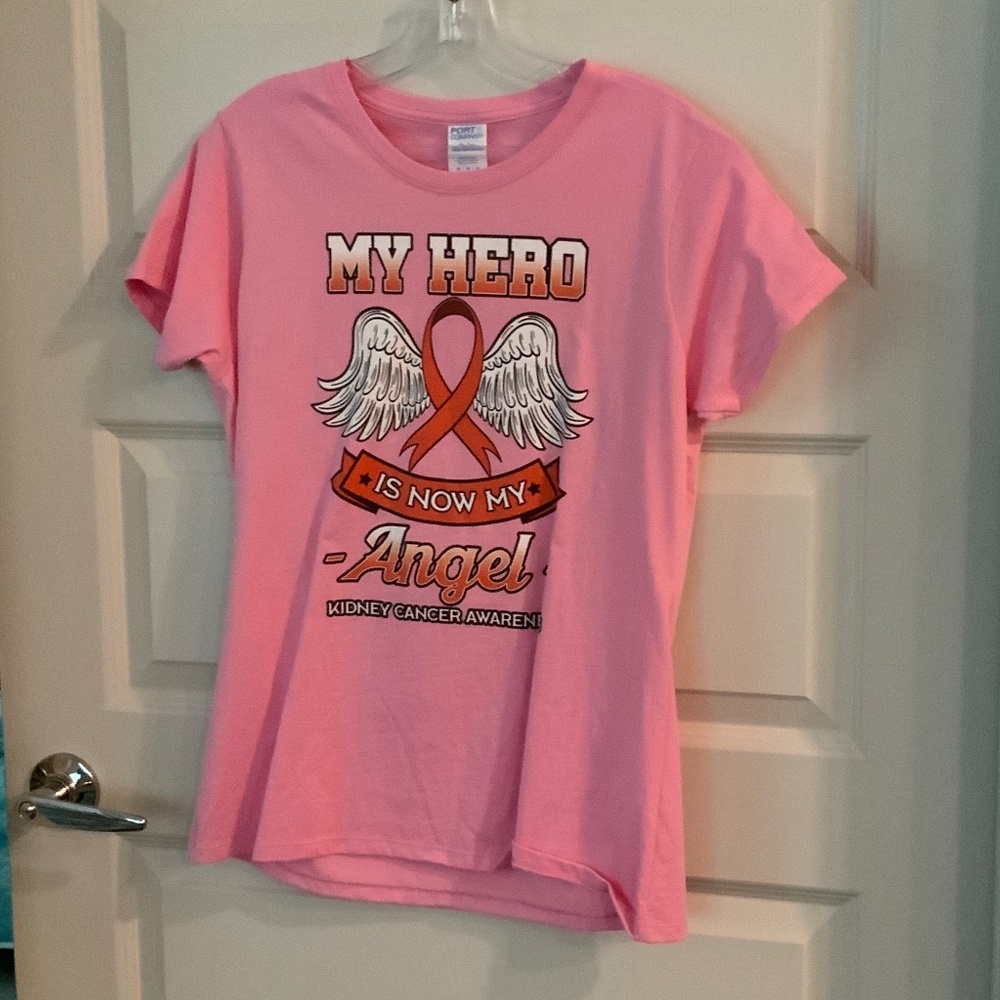 Kidney Cancer Awareness T Shirt Pink